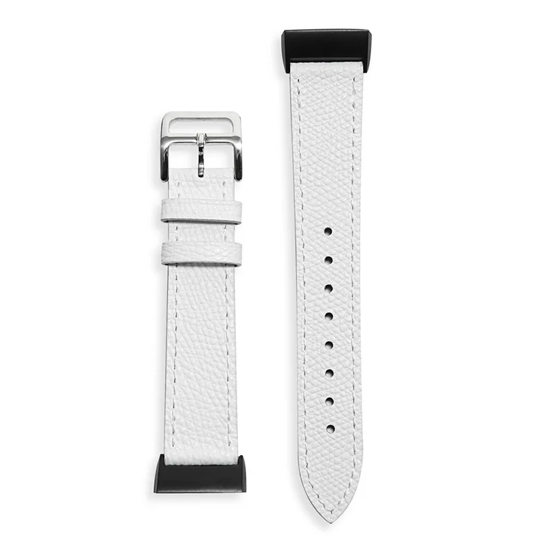 White COMLYO ремешок для Fitbit Charge 2 ремешок сменный ремешок для часов из натуральной кожи браслет для Fitbit Charge 3 умный Браслет - Цвет: White