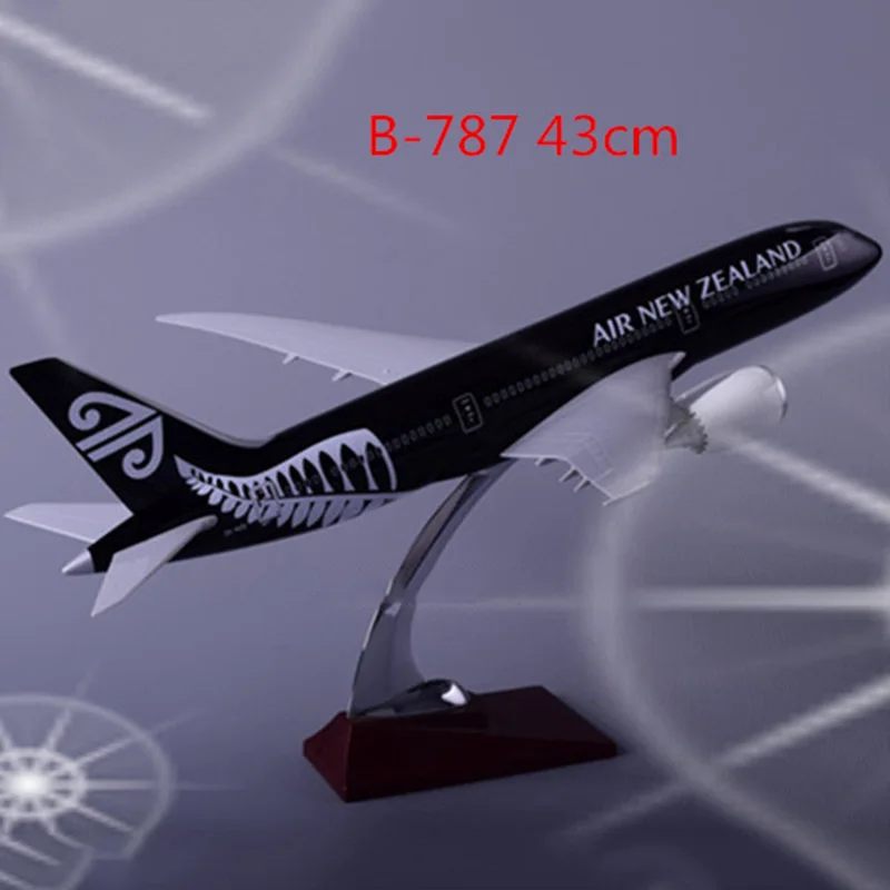 43 см 1: 172 весы Boeing B787 Новая Зеландия авиационная модель самолета база сплав самолет Коллекционная Коллекция игрушек