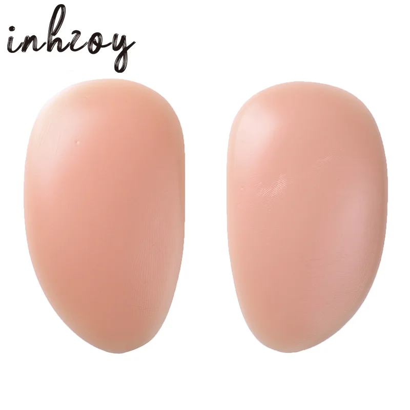 1 Pair Silicone Sexy Buttock Hip Dip Pads Fake Ass Push Up Women Panties Removable Thigh Enhancer Inserts Nude Thick Butt Pads