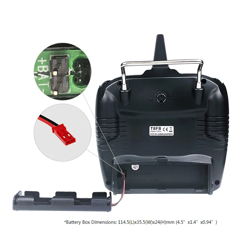 RadioLink T8FB Émetteur RC 8 Canaux 2.4GHz Bluetooth pour Drone Avion Voiture