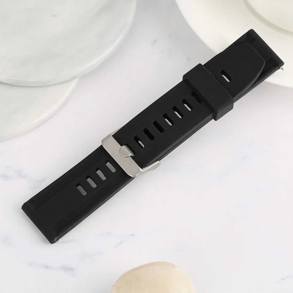 Ремешки для Apple Watch Band In Ремешки для наручных часов черный силиконовый ремешок 42 мм 38 мм Регулируемая контактная Пряжка Смарт-часы cinturino orologio