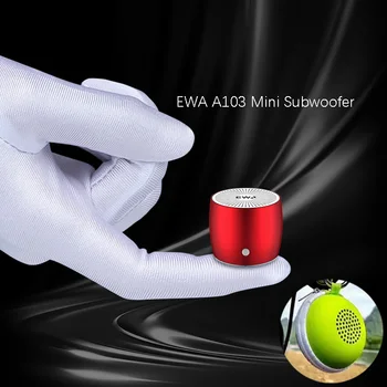 

EWA A103 Super Mini Powerful Portable Bluetooth Speaker Wireless Outdoor Bass Subwoofer Boombox Shower Speaker altavoz ducha