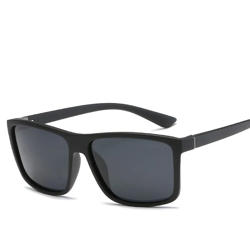 Square Men Sunglasses Vintage Material Plastic Resin Adult Fashion Eyewear Popular Trend Wrap Eyeglasses UV400 |