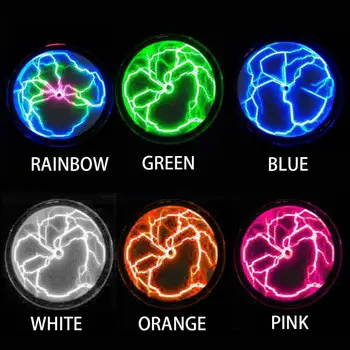 

Colorful Disk Plasma Plate Lightning Lamp Holiday Disco Party decorations night light