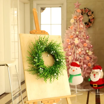 

2020 New Artificial Plant Wreaths Flower Wreath for Front Door Floral Welcome Door Wreath Wall Wedding Window Decor High Quality