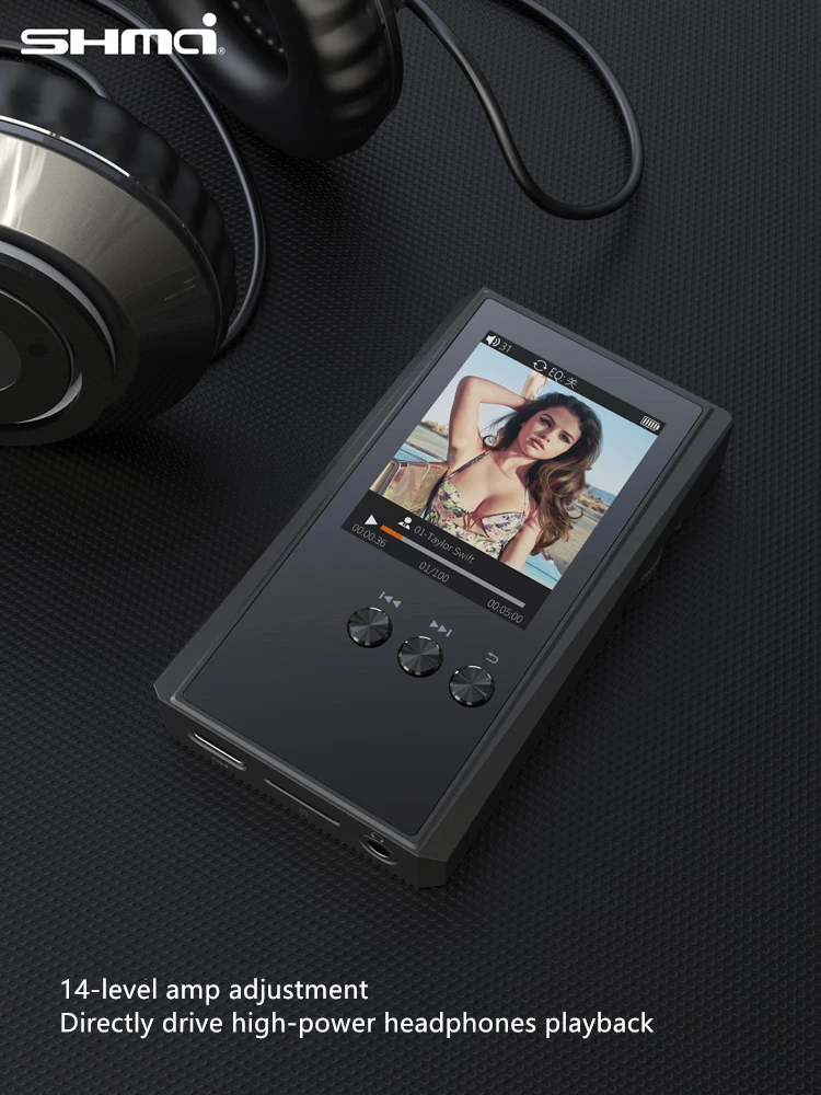 Shmci C6 hifi MP3 музыкальный плеер Автомобильный Портативный DSD256 DAC декодирование HD