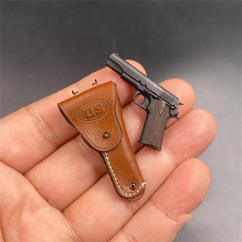 

In Stock DID A80144 1/6th WWII US Ranger Sniper M1911 Pistol Gun Weapon Leather Case For Fans Collection
