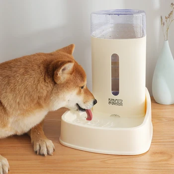 

NEW 3.8L Pet Cat Dog Automatic Feeders Water Dispenser Fountain Plastic Large Capacity Bowls for Dogs Cats Feeding And Drinking