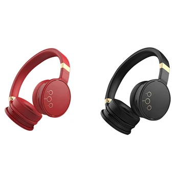 

Bluetooth 5.0 Wireless Over the Ear Headset Deep Bass Stereo with Mic