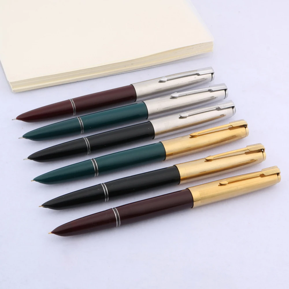 High Quality Hero 616 Fountain Pen Plastic Ink Pen F Nib extrusion Filler Stationery Office School Supplies Writing Gift