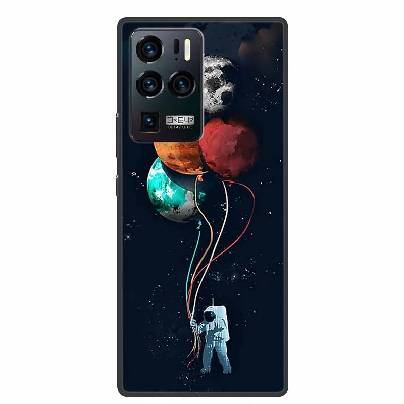Shockproof Soft Silicone TPU Back Cover - Cute Design