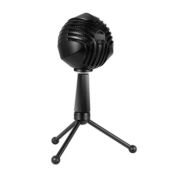 

Lossless Singing Condenser Microphone Set Broadcasting Computer Games KTV USB Charging With Tripod Meeting Teacher Conference