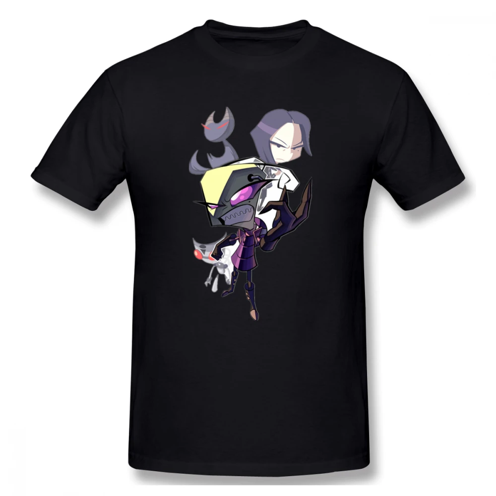 

INVADER ZIM FAVORITES print casual mens o-neck Harajuku t shirts and fashion Men's Basic Short Sleeve T-Shirt