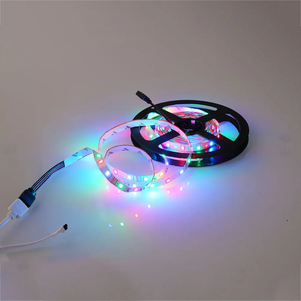 Fairy Lights 24Keypads Bulb Strip Led Light Remote Controls EU Plug RGB Festival Lamp Bar 5m String Lights Control 6W Bright