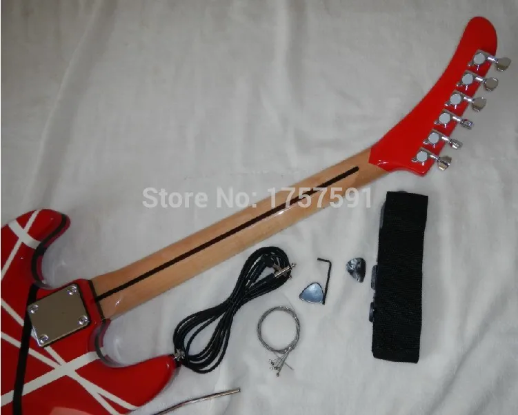 Бренд kramer 5150 красный и белый EVH серии Ари тремоло электрогитары