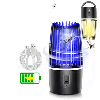 

2020 USB Powered Mosquito Killer Lamp Electric No Noise 360 Insect Killer Bug Zapper Mosquito Trap Light For Bedroom Home