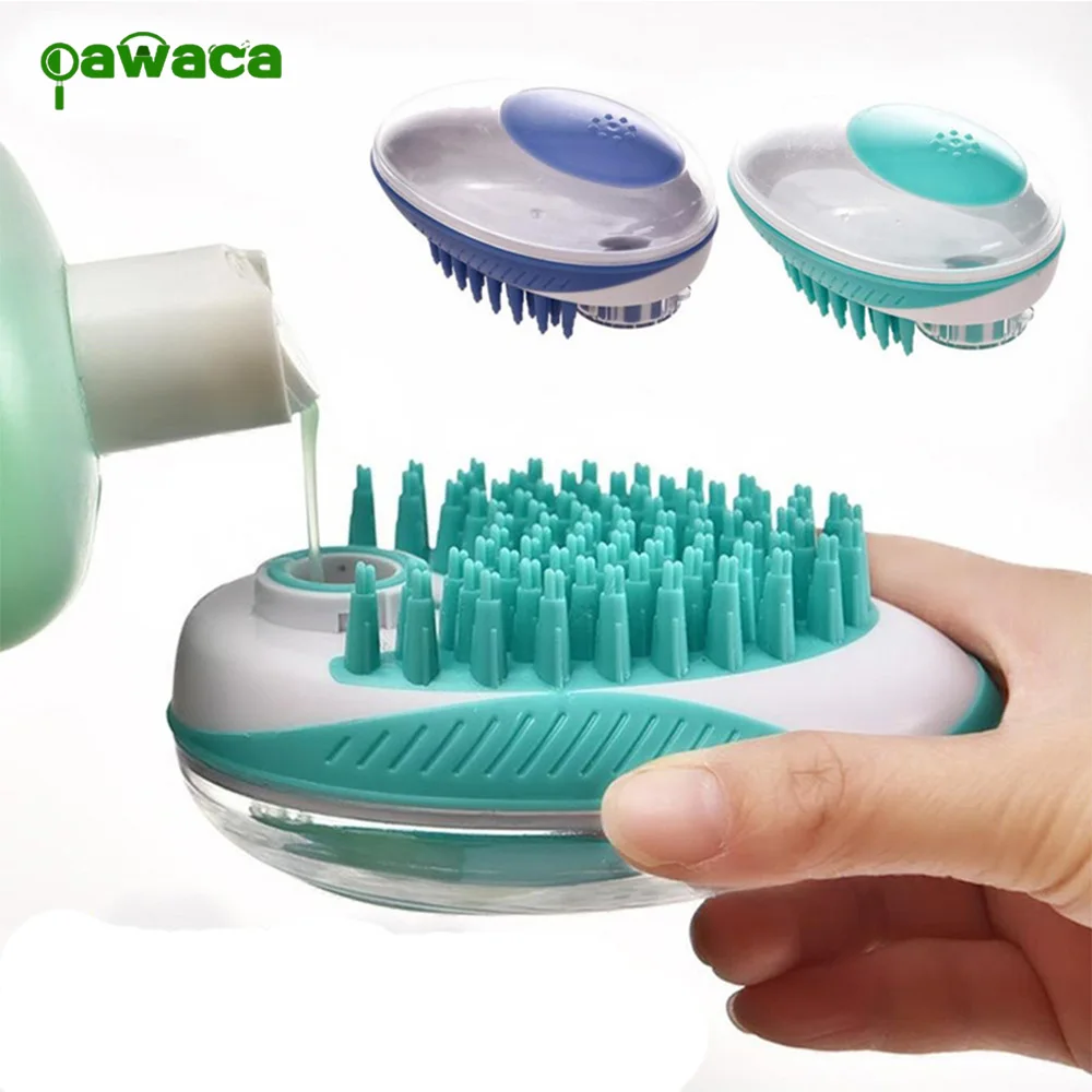 

Dog Bath Brush Comb For Dogs Cats Pet Cleaning Grooming Tool Grooming Rake Deshedding Bath Hair Brush Comb Face Massager