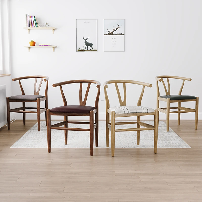 Современный минималистичный компьютерный стул в скандинавском стиле, деревянный стул Y, китайский стиль, роскошная мебель для гостиной