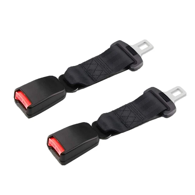 Rallonge de ceinture de sécurité de voiture noire, rallonge pour voitures,  ceintures de sécurité plus longues pour sièges d'enfants, type B, 2 pièces,  E24 - AliExpress