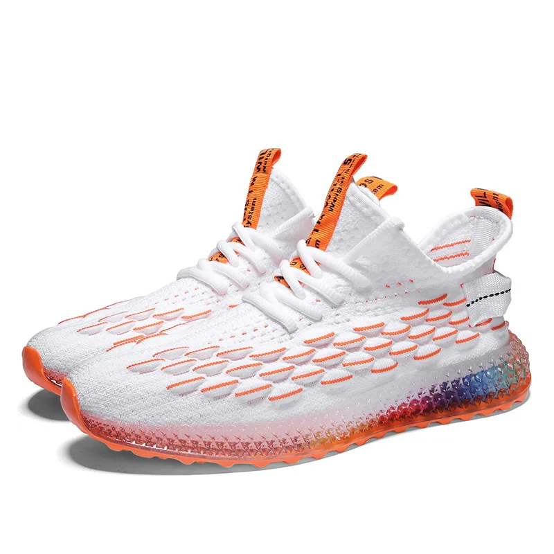 Осень-зима, мужская обувь Kanye West 350v2, Зебра, серый, оранжевый цвет, мужские туфли, корейский стиль, универсальные кроссовки