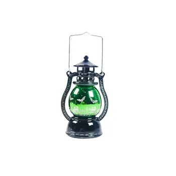 

Halloween Decoration Small Oil Lamp Halloween Retro Laser Pony Light Creative Bar Ghost Festival Atmosphere Layout Props