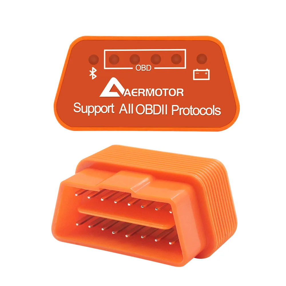 Автомобильный диагностический сканер AERMOTOR Bluetooth 4 0 ELM327 1 5 ELM 327 OBDII V1.5 Интерфейс IOS