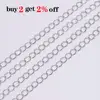 5m/lot 2.5 2.8 3.6 4.8 mm Long Open Link Ring Extended Extension Necklace Chains Tail Extender Chain For Jewelry Making Supplies ► Photo 2/6