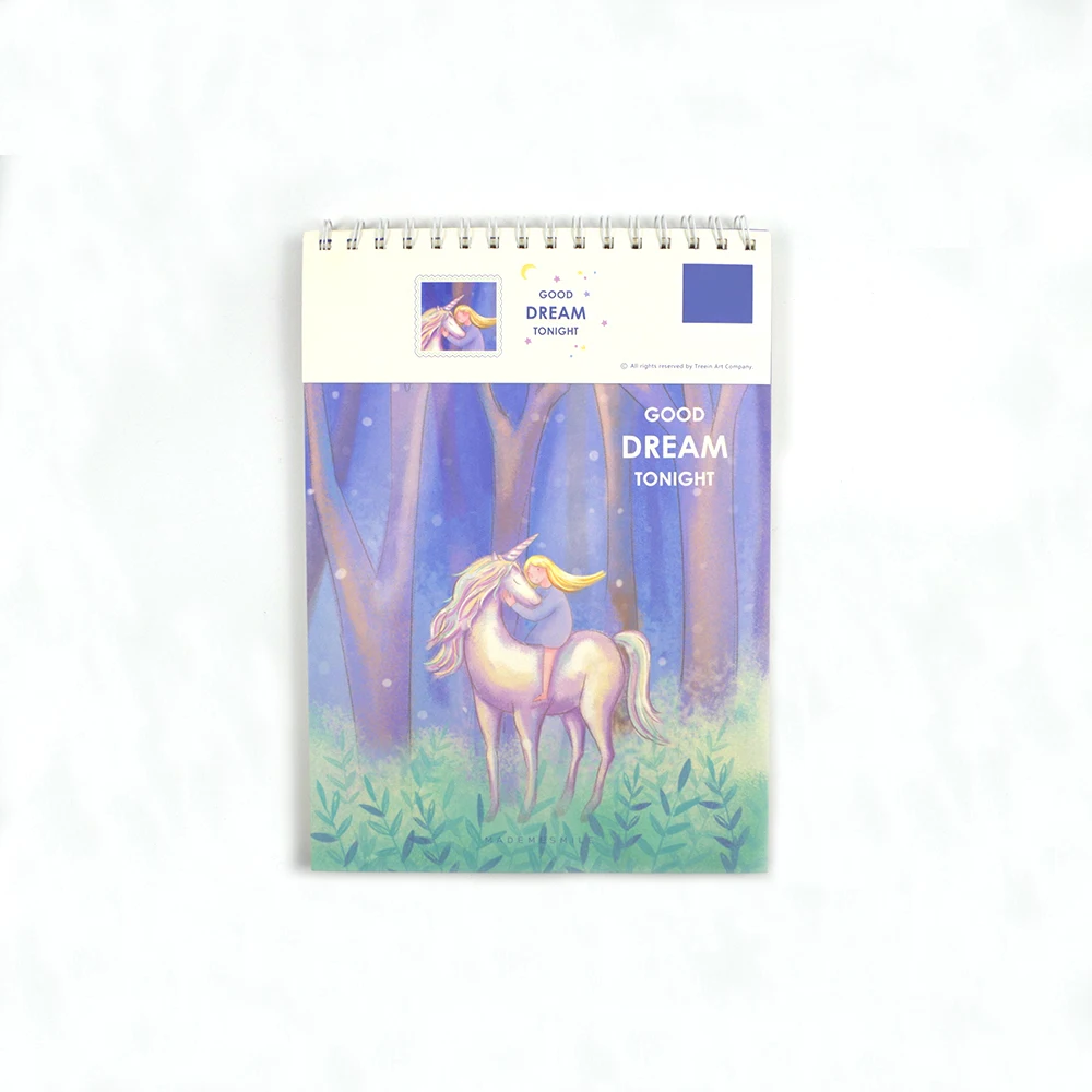 ZYWJUGE A4 Unicorn Watercolor Paper Sketch Book Portable Sketchbook Graffiti Sketch Hand Painting Notebook Good Dream Tonight ZYWJUGE A4 Unicorn Watercolor Paper Sketch Book Portable Sketchbook Graffiti Sketch Hand Painting Notebook Good Dream Tonight