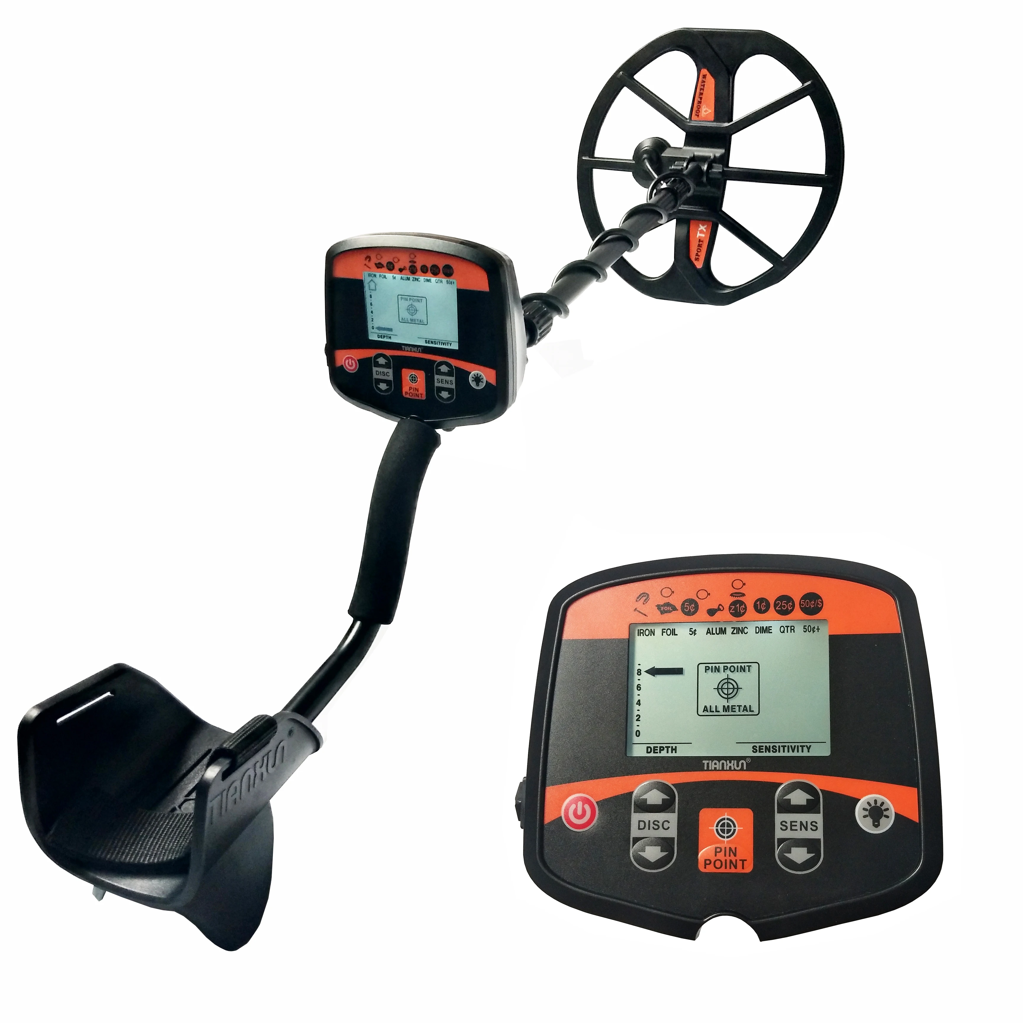 

New Arrival TX-960 Professional Underground Metal Detector Gold Detector Pinpointer Treasure Hunter Detector Circuit