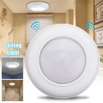 

17LEDs PIR Sensor Infrared Ceiling Light Battery livingroom lights Lamp Human Body Motion Induction+Light Control ceiling lamps