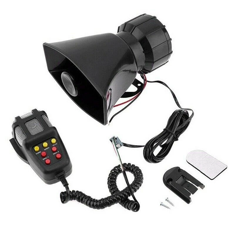 7 Tone Sound Car Recording Emergency Siren Horn Mic Amplifier Hooter Fire Alarm | Автомобили и мотоциклы