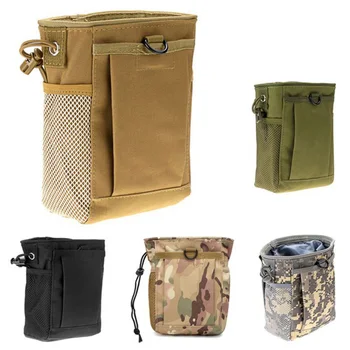 

Molle System Hunting azine Dump Drop Pouch Recycle Waist Pack Ammo Bags Hunting Accessories Bag