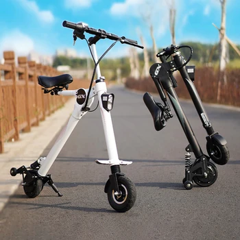 شراءنوع صغير سيارة كهربائية سكوتر قابل للطي بطارية ليثيوم دراجة نارية كهربائية Bicicleta Eletrica دراجات كهربائية الدراجة الكهربائية