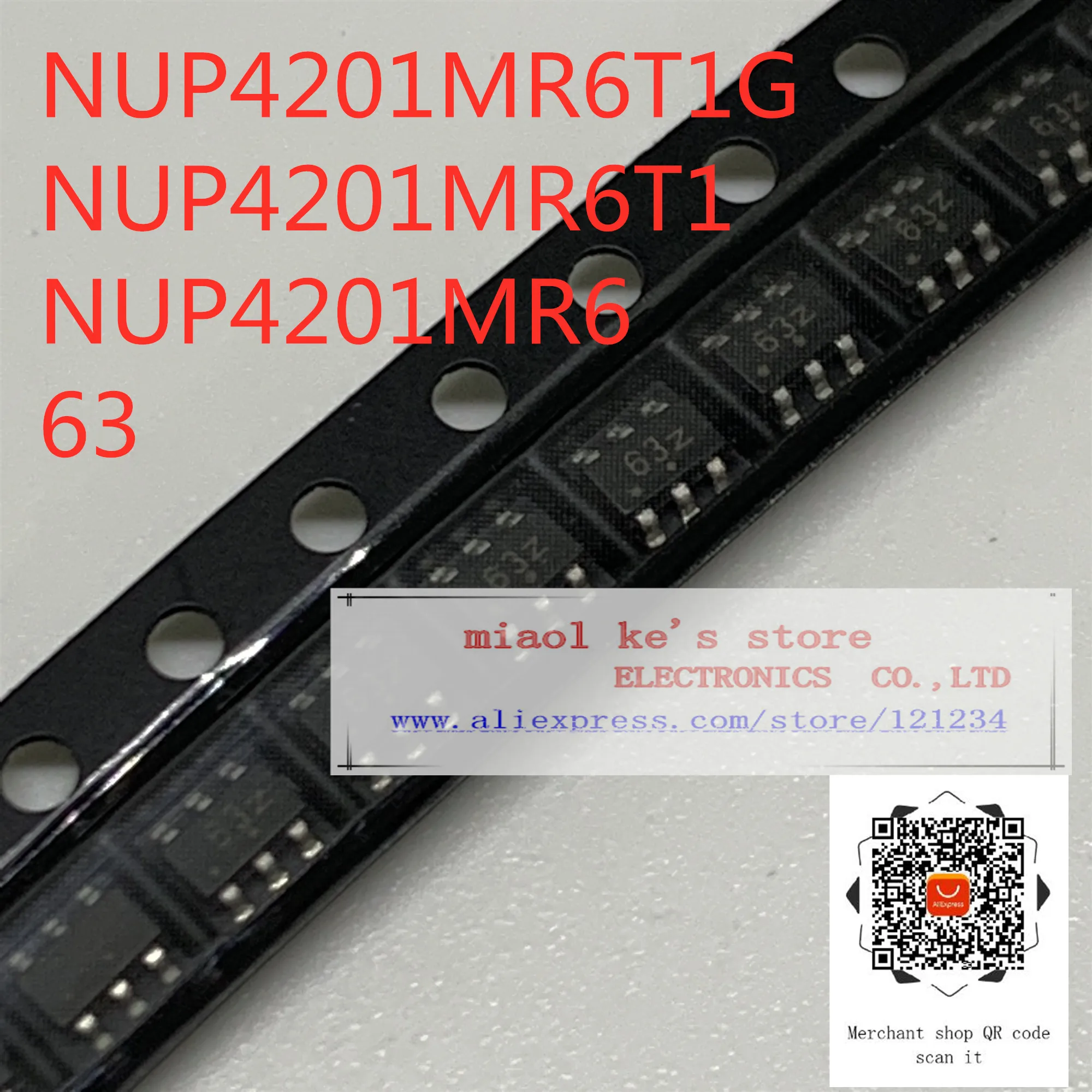 [10 шт.-50 шт.] 100% Новый оригинал: NUP4201MR6T1G NUP4201MR6T1 NUP4201MR6 63 - TVS DIODE 5V 16 6 V 6TSOP/TSOT-23-6 |