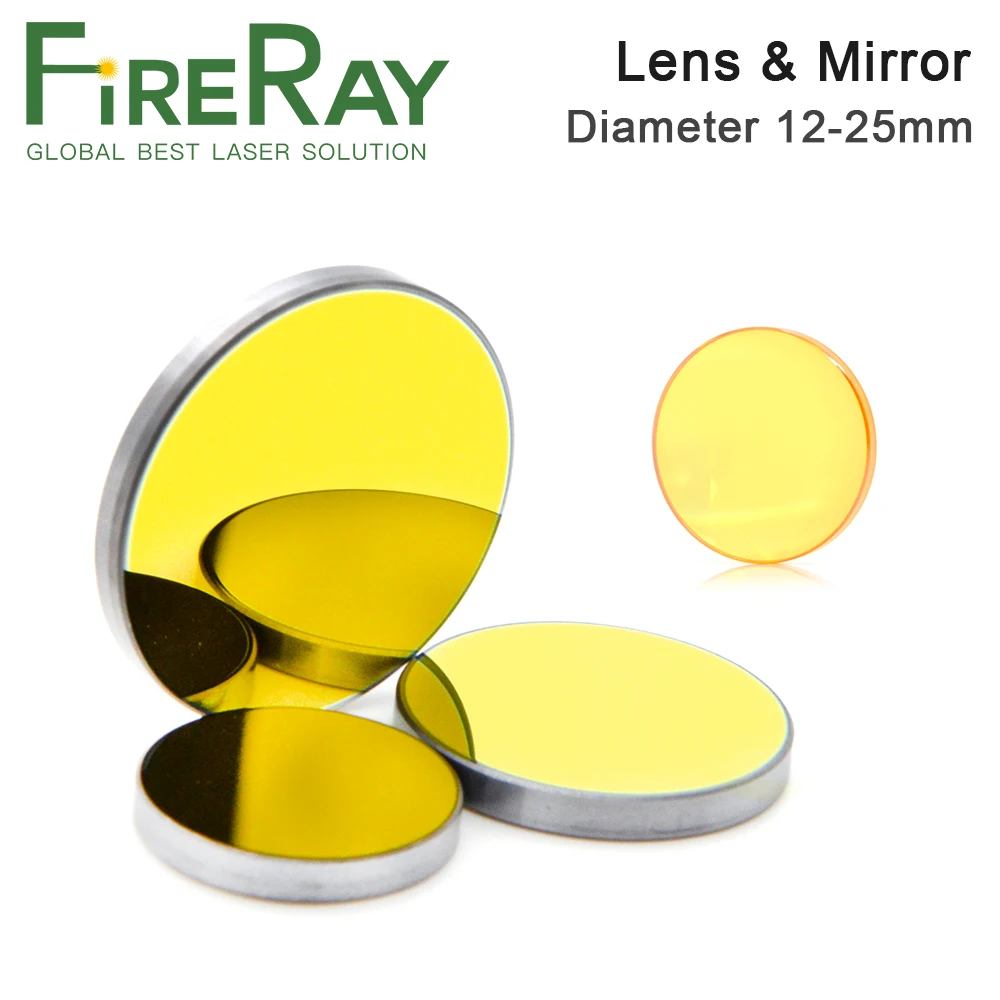 FireRay CO2 США Фокусирующая линза CVD ZnSe Dia.18 19 05 20 мм 3 шт. Si или Mo отражающее зеркало для