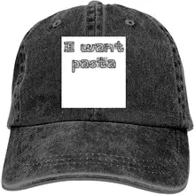 EANTE бейсболка-I Want Pasta Master of non T ковбойские шапки для мужчин и женщин папа, спортивная бейсболка s