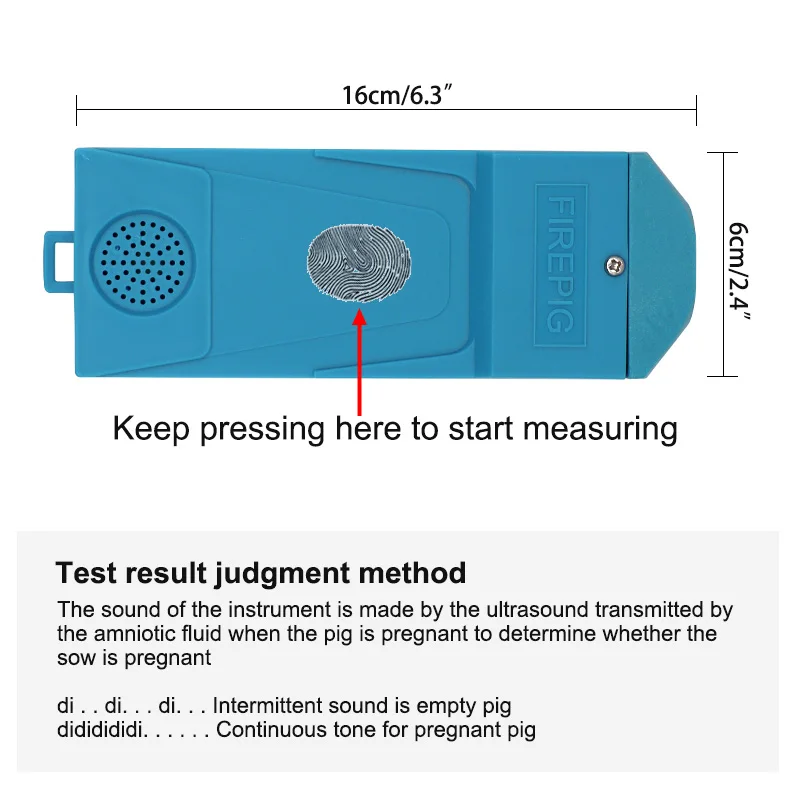 Ультразвуковой сканер с ручками поросенка для домашнего скота ультразвуковое