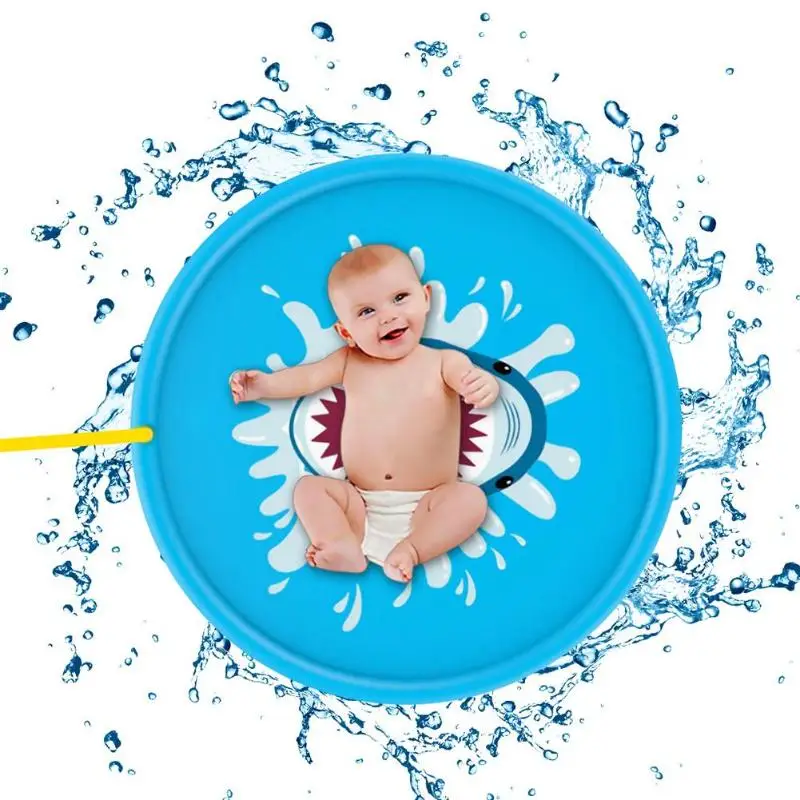 Утолщенный надувной коврик для игры в воду и качественный безопасный и надежный экологичный игровой коврик с захватывающим дизайном