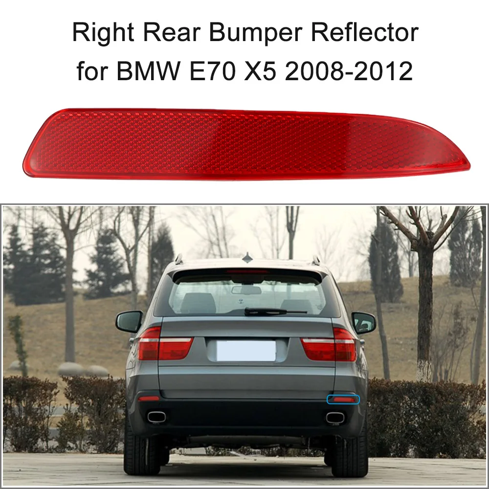 

Right/Left Optional Rear Bumper Reflector Red Lens for BMW E70 X5 2008-2012 OEM:63217158950