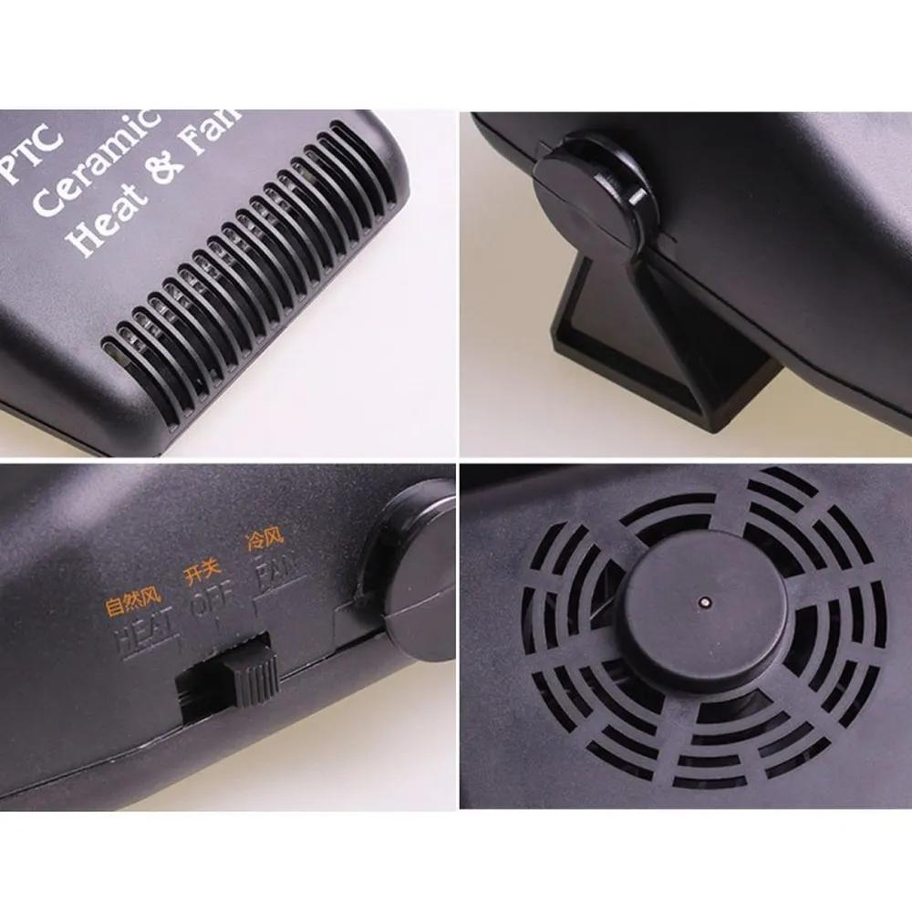 Портативный автомобиля hearter 12V 150W Авто нагреватель нагревательный элемент вентилятор с выдвижной ручкой GL салона Электрический нагреватель стекол