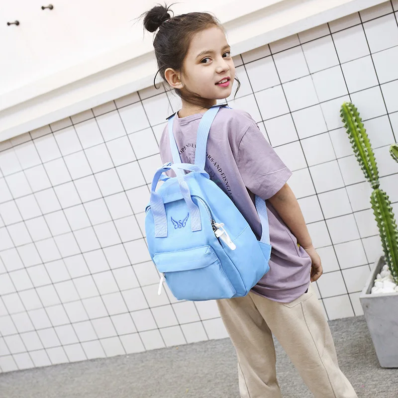 

Children's Bags 2019 Autumn And Winter New Style Canvas Backpack Kindergarten Women's College Style School Bag Casual Backpack