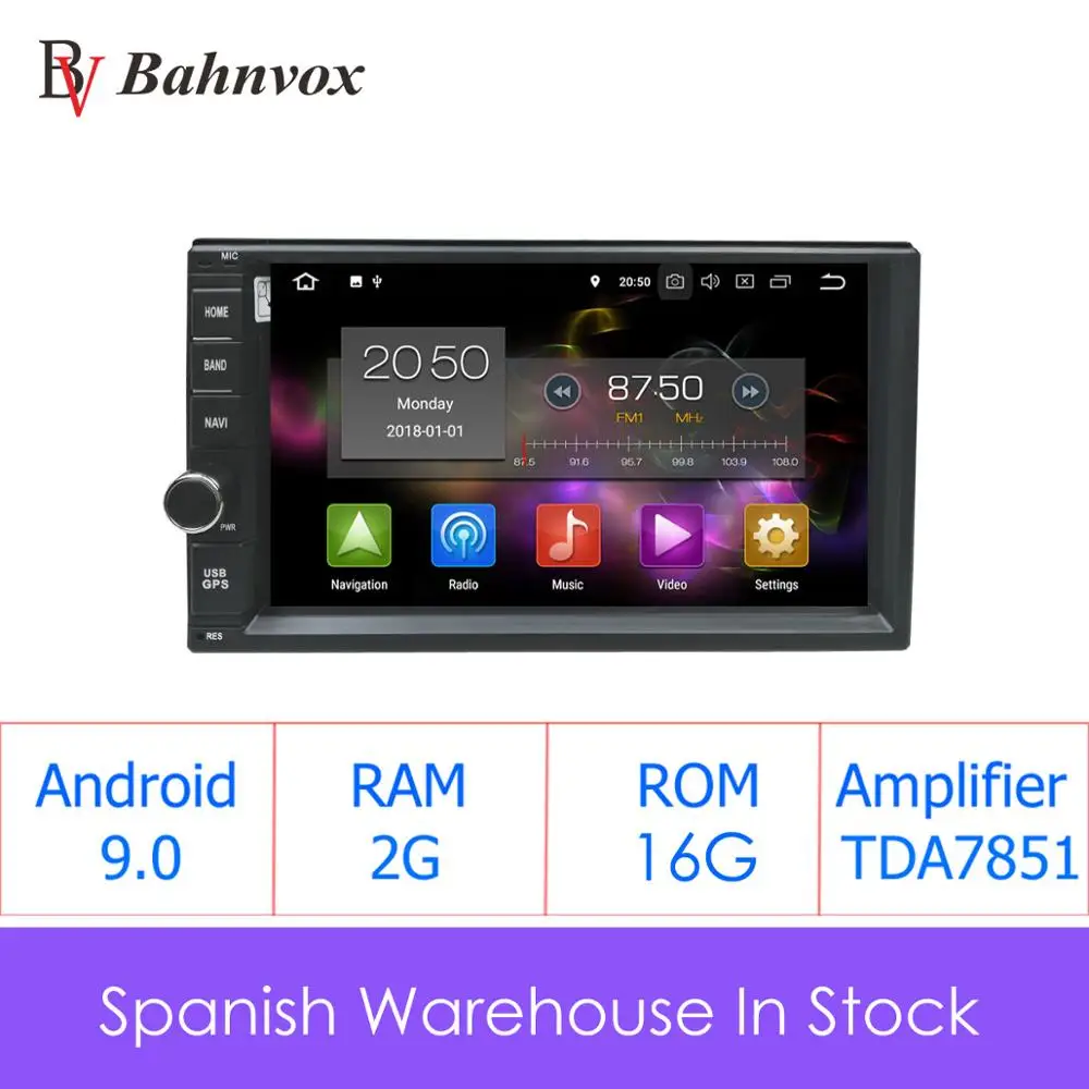 Discount 2 din universal android 9.0 7 inch car radio mp5 multimedia player gps navigation autoradio for toyota nissian hyundai vw dsp 0 Discount 2 din universal android 9.0 7 inch car radio mp5 multimedia player gps navigation autoradio for toyota nissian hyundai vw dsp 0