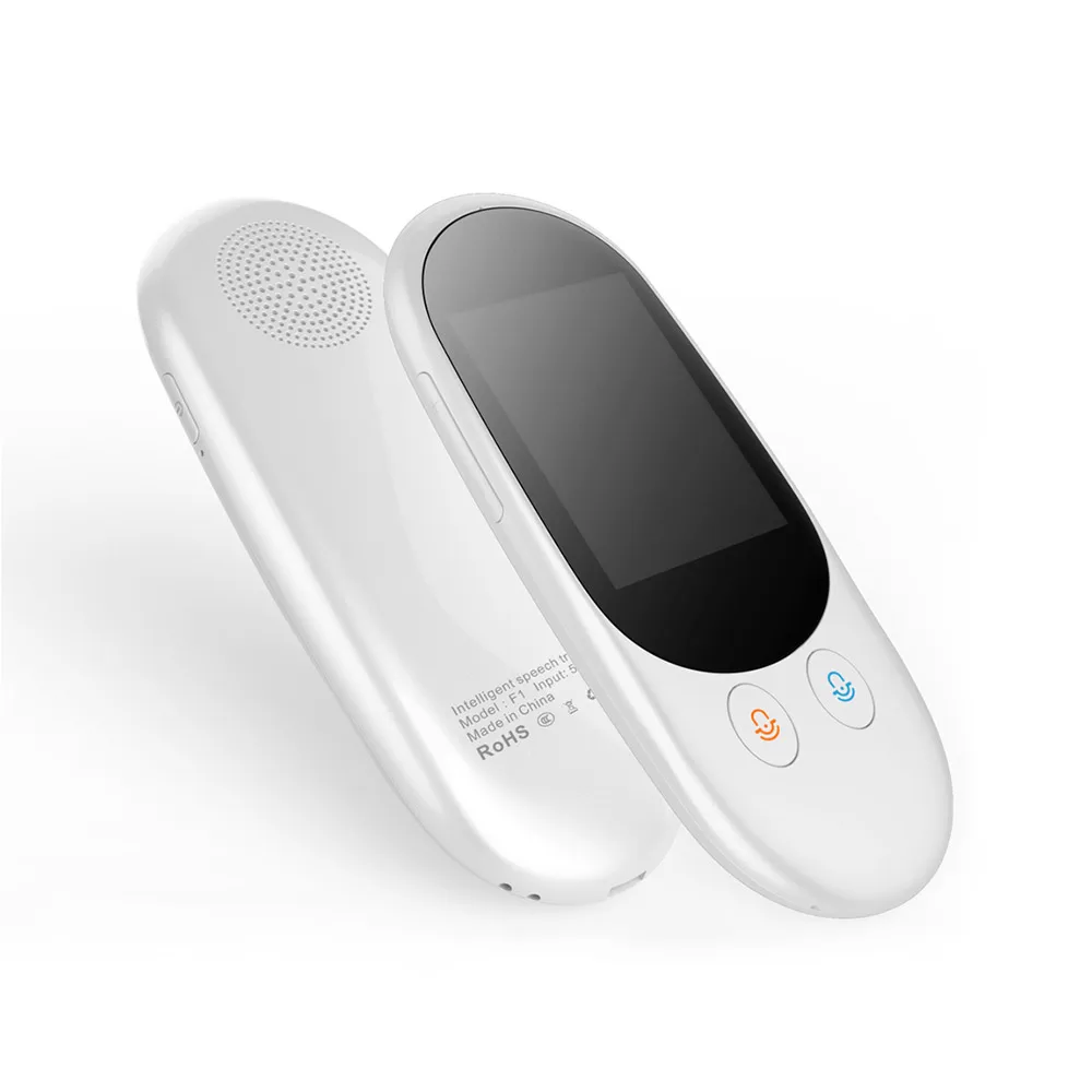

Language Voice Translator 50 Languages 2.4 Inch Touch Screen Support Wifi Hotspot for Learning Traveling Great Christmas Gift.