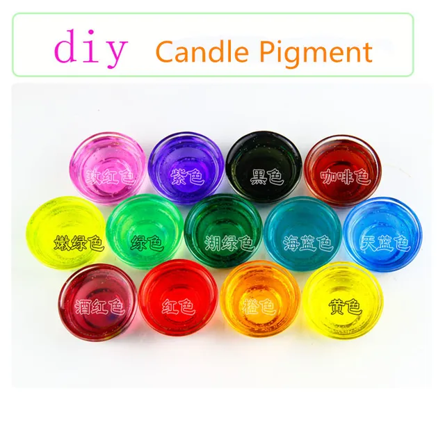 DIY Candle Pigment set Concentrated Liquid Candle Dyes Suitable for jelly wax soybean wax ice flowers wax beeswax coconut wax 2