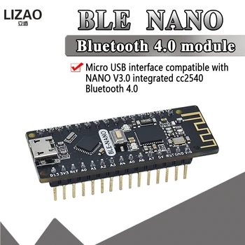 

BLE-Nano for Arduino Nano V3.0 Mirco USB Board Integrate CC2540 BLE Wireless Module ATmega328P Micro-Controller Board