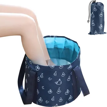 

Collapsible Foot Bath Tub for Travel Portable Foot Soak Spa Basin Multifunctional Folding Water Bucket for Soaking Feet