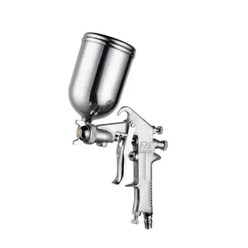 

Paint Spray Gun 1.5Mm On The Pot Car Sheet Metal Furniture Topcoat Spray 400Ml Pneumatic Tools Aluminum Alloy Paint Spray Gun