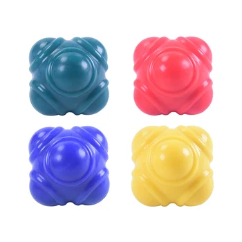 

Hexagonal Reaction Ball Silicone Agility Coordination Reflex Exercise Fitness Training Ball Massage Sensory Physical Therapy