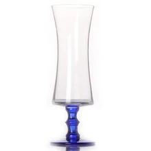 Цветная чашка для сока, Высокая чашка для молока и чая, синяя стеклянная стопа, характерный холодный напиток чашка, чашка для сока кешью, стакан для молочного коктейля