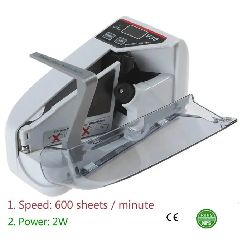 Многофункциональная портативная Счетная машина для банкнот мини маленькая